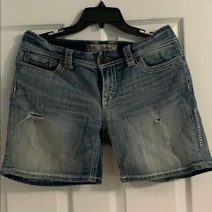 Buckle jean shorts size 30